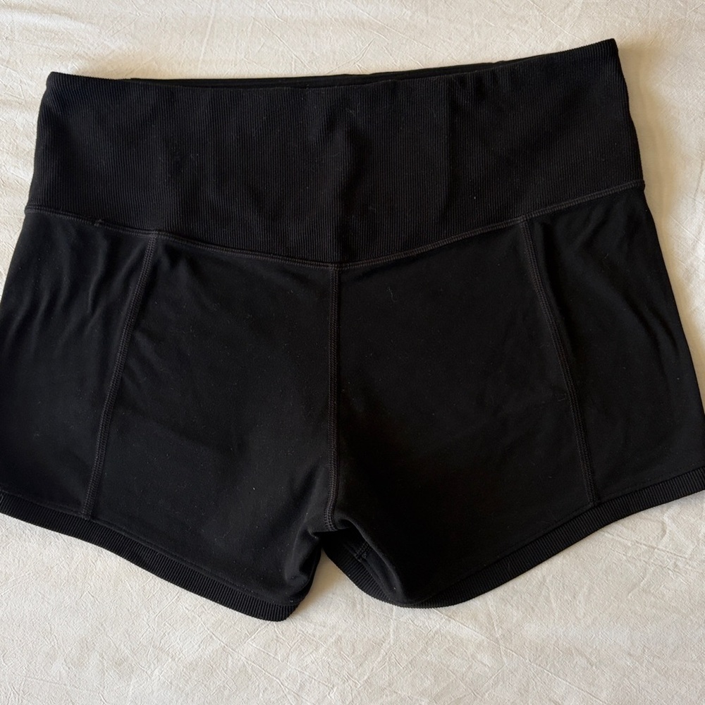Athleta Black Shorts sz Large - Picture 5 of 9